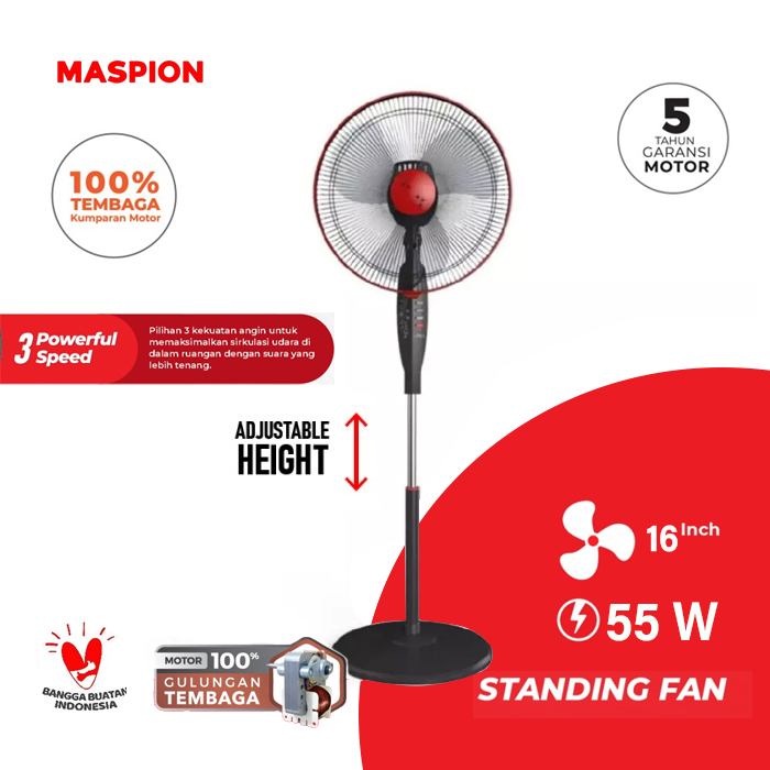 Maspion Stand Fan - EX-174 | EX174